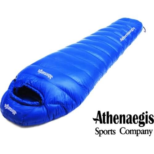 Athenaegis 1800G White Goose Down Filling Can Be Spliced Mummy Ultra-Light Goose Down Sleeping Bag