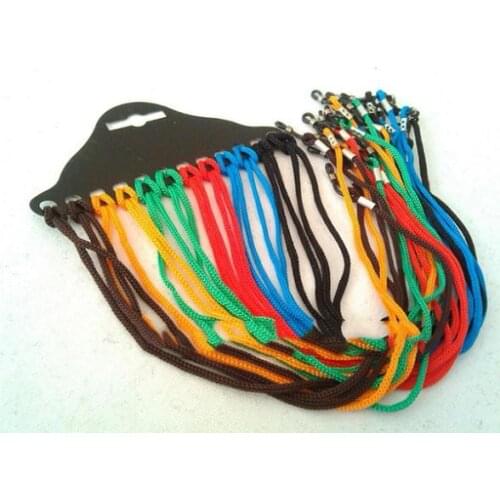 12 Pcs Colorful Eyewear Nylon Cord Reading Glass Neck Strap Eyeglass Holder Cord Glasses Strap Eyewear Accessories