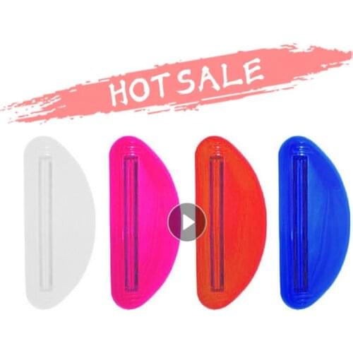 Plastic Tube Squeezer Dispenser Hand Free Squeeze Dispenser Random Portable Rolling Toothpaste Squeezer Bathroom Tool Oral Care