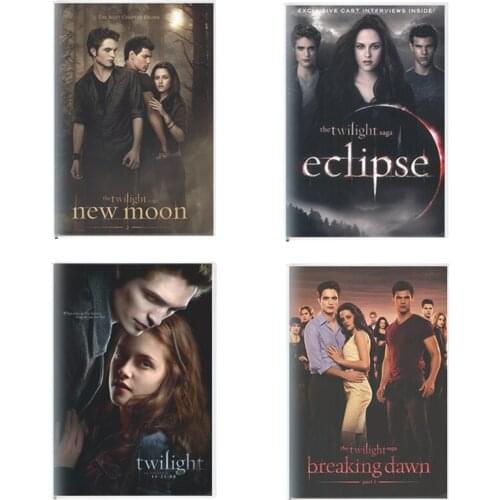 Movie The Twilight Saga Writing Notebook Poster Album Cast Cover - New Moon - Eclipse - Breaking Dawn Bookmark Necklace Bracelet