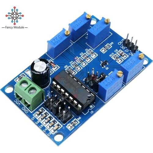 ICL8038 Signal Generator Medium/Low Frequency 10Hz-450KHz Triangular/Rectangular/Sine Wave Generator Module 12V to 15V