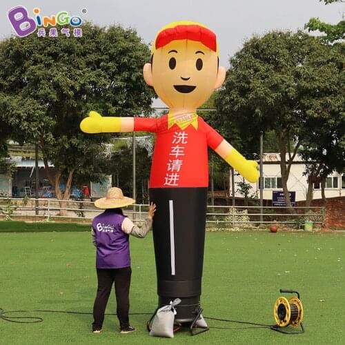 Customized 2.68M Inflatable Advertising Air Sky Human Dancers Tube Puppet Flag Wavy Man Wind Dancers Cartoon Dancing Model Toy