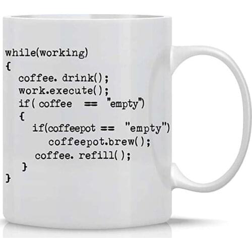 Coffee Program 11oz Coffee Mug Nerd Engineer Idea for Men Science Mug Great Gag for Programmer Geeks Computer Science Develope