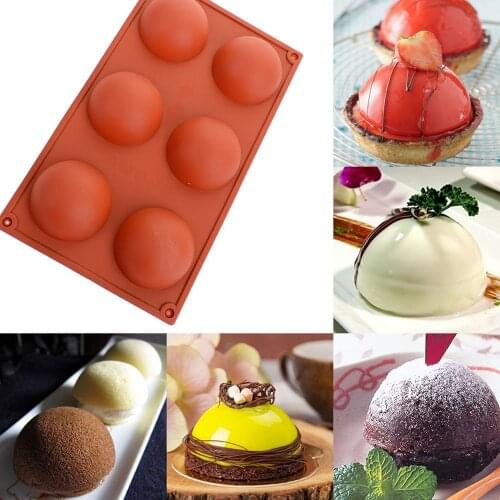5-36 Holes Half Ball Round Sphere Chocolate Silicone Mold Semi Sphere Cake Baking For Dessert DIY Jelly Dome Mousse Wholesale