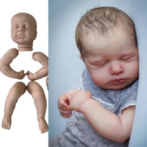 20 Inch RG30 Limited Edition Soft French Unassembled Reborn Dolls Rebirth Likfelike Simulated Kit Girl Baby Gift Collection K9A5