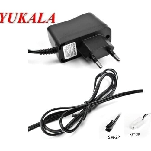 DC 6.0V 250mA AC/DC Adaptor wall charger for 6V Ni-CD/6v MH rechargable battery SM plug/Tamiya plug