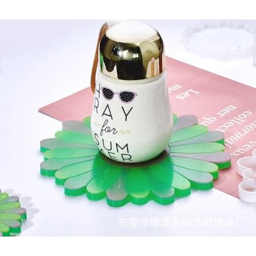 Sunflower Coaster Resin Molds Floral Shape Tray Epoxy Resin Molds Flower Resin Casting Tea Mat Coaster Resin Molds Kit