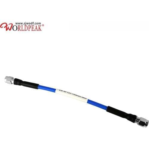 Free shipping 2pcs 15cm SMA male rf connector to SMA male for RG402 Semi-flexible jacket FEP cable