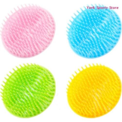 Bristle Hair Scalp Massager Shampoo Brush Wet Dry Manual Head Massage Comb Scrubber Exfoliate Remove Dandruff Deep Cleaning