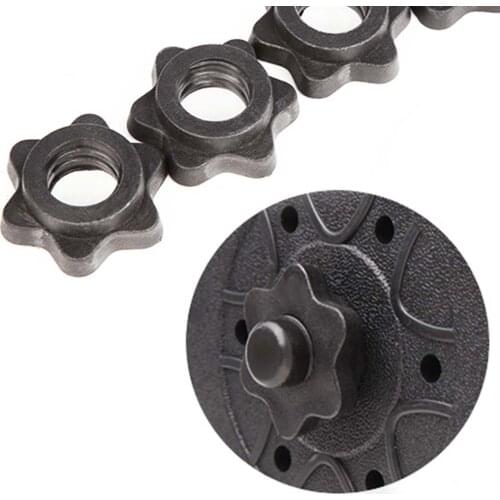 Dumbbell Bar 1Pair Vinyl Spinlock Collars For Standard Barbells NEW Arrival