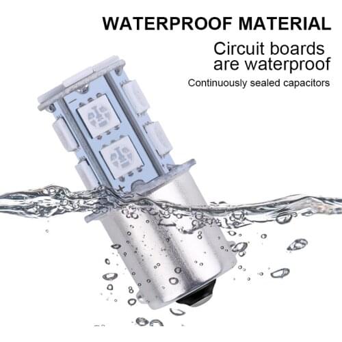 1PCS 1156 1157 S25 5050 13SMD LED Bulbs T20 W21/5W 7443 T25 3157 Auto Car Light Brake Light Turn Signal LED light white 12V