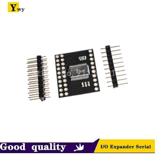 1pcs MCP23017 Serial Interface Module IIC I2C SPI MCP23S17 Bidirectional 16-Bit I/O Expander Pins 10Mhz Serial Interface Module