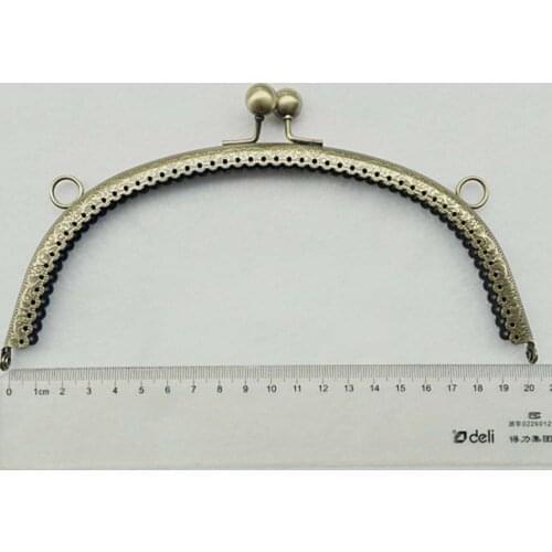 10pcs Arc Shape DIY Round Ball Head 20cm Metal Purse Frame Handle for Bag Sewing Craft Tailor Sewer