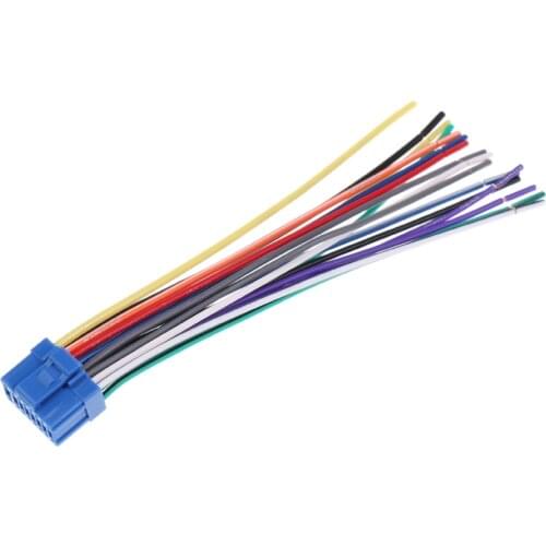 16 Pin Car Radio Stereo Speaker Wire Harness Plug for Pioneer AVH-P6500DVD Aftermarket Stereo Radio Receiver Wiring Harnesses