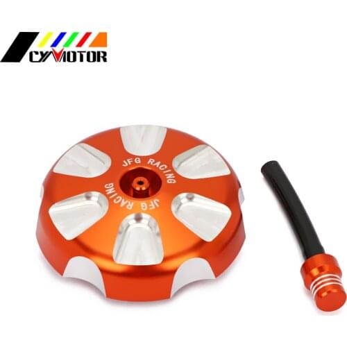 2019 2020 Motrcycle Orange Gas Fuel Tank Cap Cover For KTM Husqvarna SX SX-F SXF 85 125 150 250 350 450 2013 2014 2015-2018