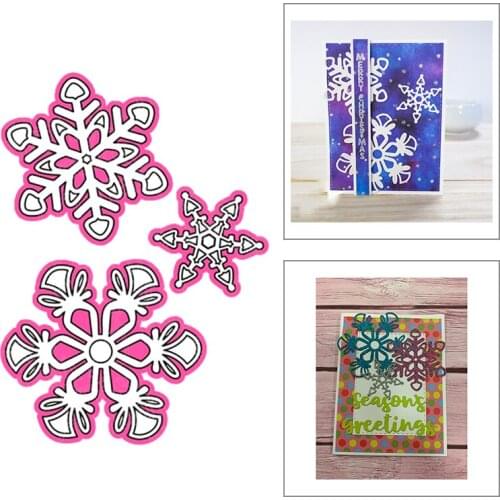 2020 New Christmas Snowflake Metal Cutting Dies For DIY Embossing Decoration Greeting Card Cut Paper Album Scrapbooking No Stamp