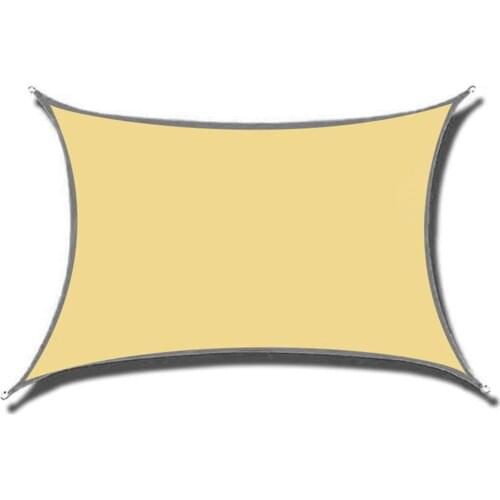 300D Waterproof Polyester Square Rectangle Shade Sail garden terrace Canopy swimming Sun shade Camping Hiking Yard Sail Awning