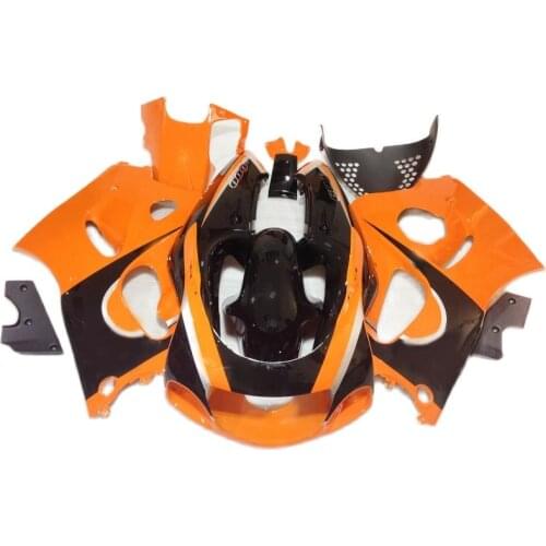 Brand new fairing kit for SUZUKI SRAD GSXR600 GSXR750 1996 1997 1998 1999 2000, Black Orange Fairings GSXR 600 750 PL58