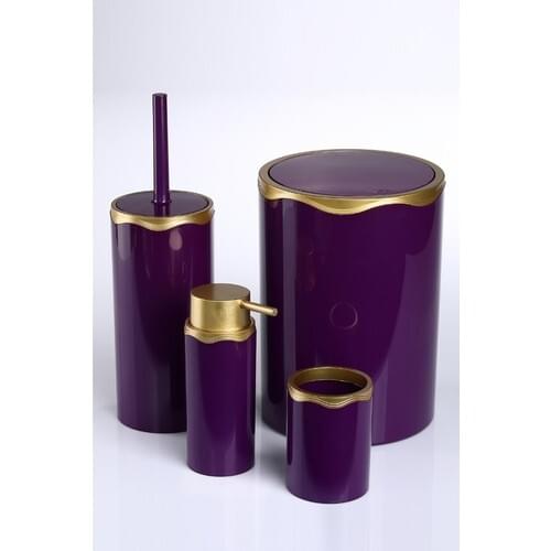 Azra Acrylic Bathroom Set Purple