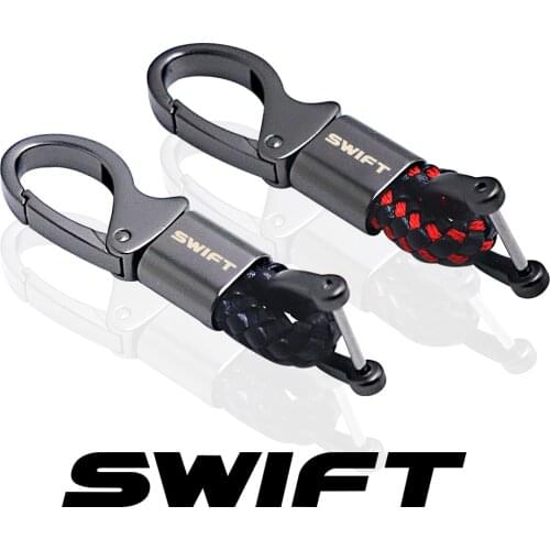 Car Keychain Black Clasp Creative DIY For Suzuki SWIFT Car Accessories