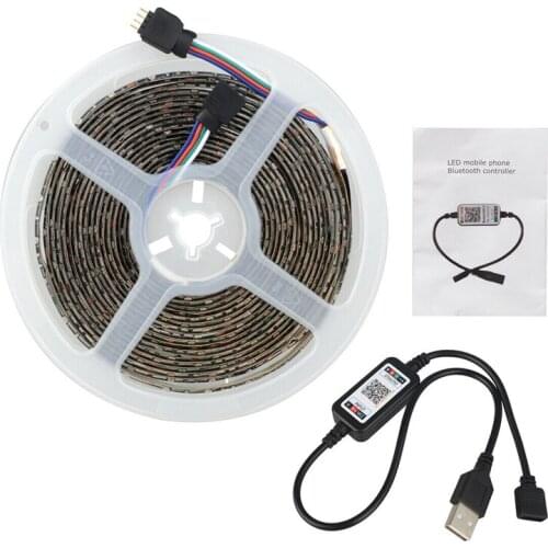 Bluetooth wifi led strip light rgb tape usb 5v for TV LED lights pc backlight lamp APP Control Sync With Music