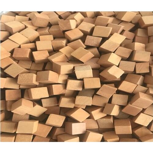 Beech Abrasive wooden media cubes polishing media wood material dry