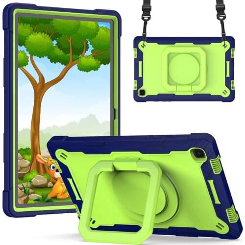 For Samsung Galaxy Tab A7 2020 10.4" SM-T500 T505 Tablet Case for kids 360 Degree Rotating Stand With Handle Cover Case