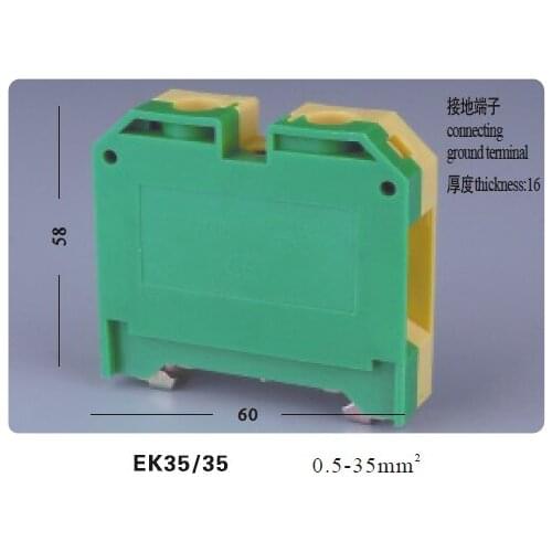 EK35/35 EK-35/35 Terminal Block Terminal Connector/Cable Connector/Wire Connector/Splice 35mm square 20PCS/lot