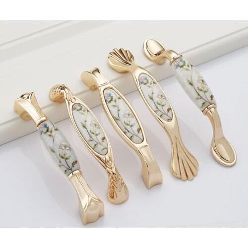 European Style Big Home Goods High Grade Door Handle Zinc Alloy Decorative Furniture Cabinet Drawer Flush Hardware Handles