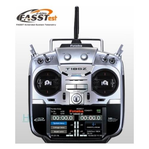 FUTABA T18SZ 2.4G remote control set R7008SB color screen multi-rotor drone model remote control RC