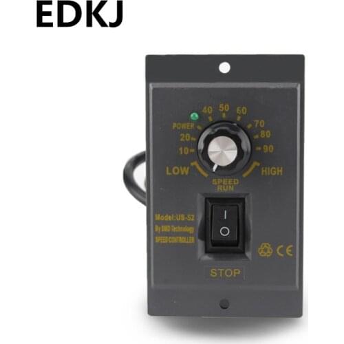 1PCS AC 220V Motor Speed Controller 15/25/40/60/90/120/180/200/250/300/400W Controller Forward & Backward Pinpoint Regulator