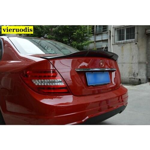 Mercedes W204 Renntech Style Spoiler Carbon Fiber R Style Spoiler For Benz W204 C300 C180 C220 2007 - 2013 4 Doors Sedan C Class
