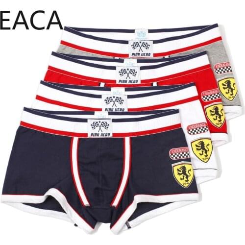 High-quality Cuecas Pink Heroes Men Boxer Shorts Cotton Men Underwear Comfortable Male Panties Fashion Print Men Underpants