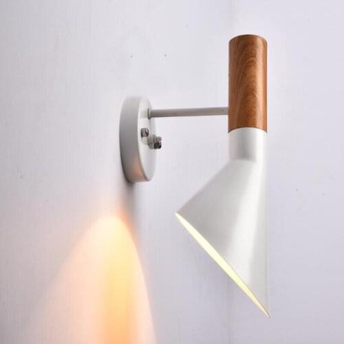 American industrial style wall lamp Creative Corridor bedroom bedside lamp Nordic living room modern simple decorative lamps