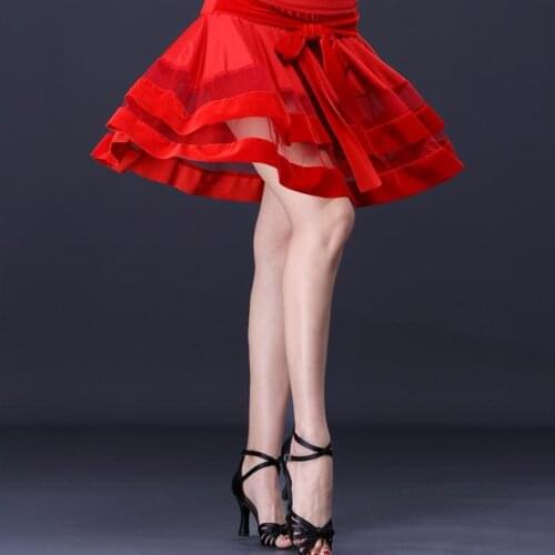 The new womens dance Costumes Latin Dance Skirt Adult square dance skirt skirt dress contains lady dancewear