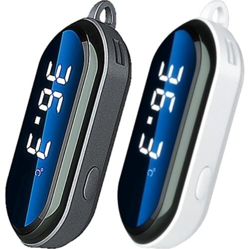 Personal Wearable Mini Portable Temperature Humidity Display 10 Million Negative Ion Hanging Neck Air Purifier