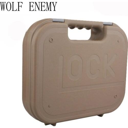 New ABS Pistol Case Tactical Hard Pistol Case Gun Case Padded Foam Lining for hunting airsoft