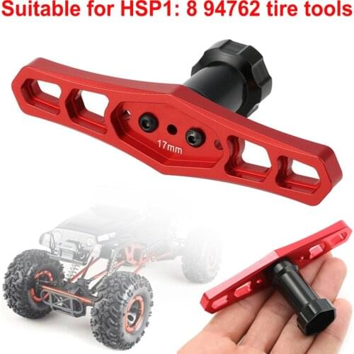 RCTOYFUN RC Car 17mm Wheel HEX Nuts & Sleeve Wrench Metal Tool Assembly Accessory For HSP RC 1/8 1/10 Buggy Car Truck Tires Tyre