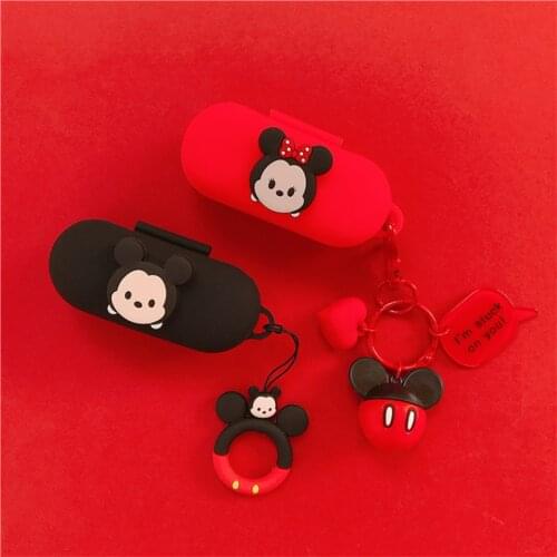 Cute DIY Soft Silicone Case for Huawei FreeBuds 3i Case for Honor Flypods 3 Case Earphone Protective Cover Portable with Keyring