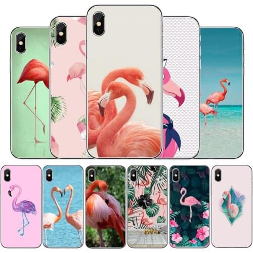 Animal Flamingo Silicone phone case For iphone 12 11Pro Max 11 XR XS Max X 8 7 6 6S Plus 5 5S SE 2020 Back Cover Shell