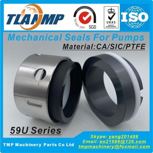 Type 59U-18/20/22/25/28/30/32/35/38/40/43/45/48 J-CRANE Mechanical Seals with BP PTFE Wedge Seats (Material: Carbon/SiC/PTFE)