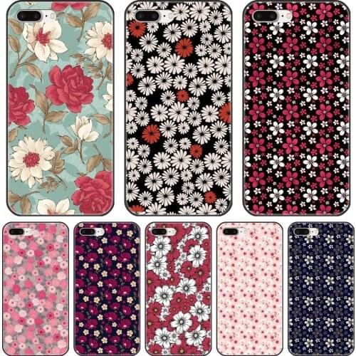 Back Cover For Apple iPhone X XR XS MAX 8 7 6S 6 S Soft Silicone Rose Flower Aesthetic Phone Case For iPhone 6 S 6S 7 8 Plus