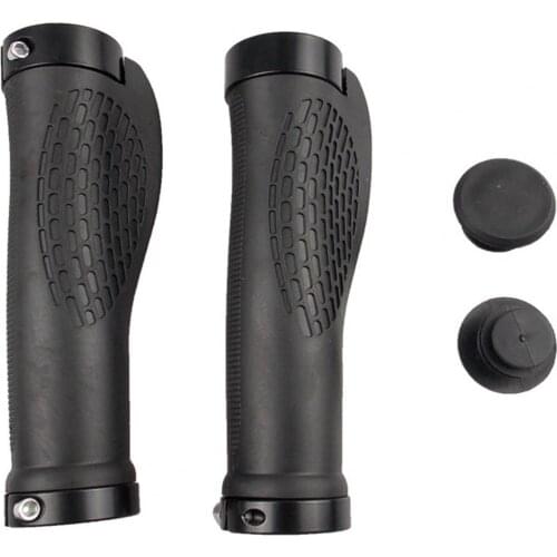 1 Pair Fixable MTB Mountain Bicycle Ergonomic Non-Slip Handlebar Cover Extended Bar End Mountain Bike Handles for Bicycle