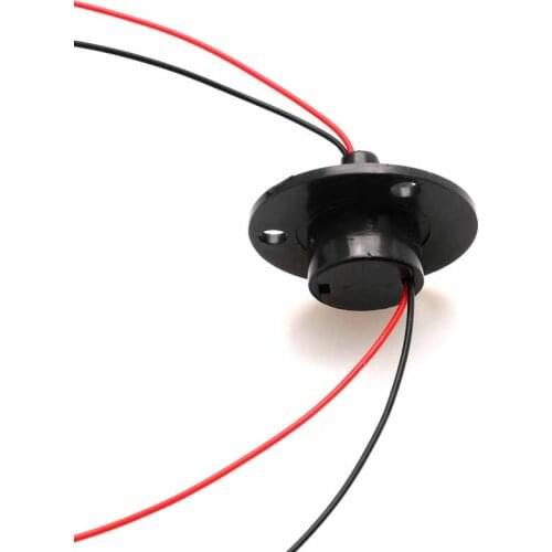 1pcs Dia 22mm 2CH 5A Wind Power Slipring Conductive Rotary Joint Connector with Flange for DIY Electric Equipment Rotating Parts