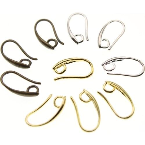 10pcs Nickel Free 12*19mm Copper Earring Hooks Wires for Jewelry Findings Earring Clasp Hooks For DIY Jewelry Making Z656