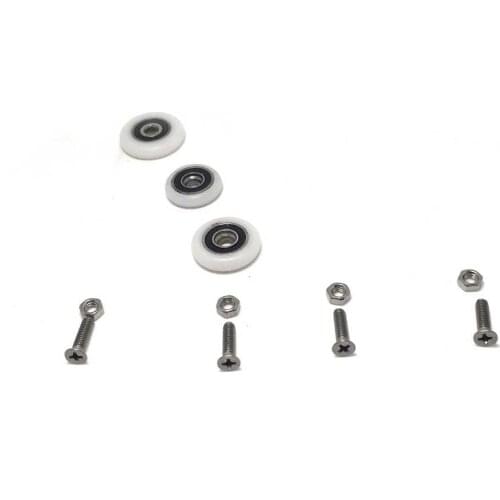 10PCS bathroom glass door sliding door shower door roller Outer diameter 19mm/23mm/ 25mm/27mm