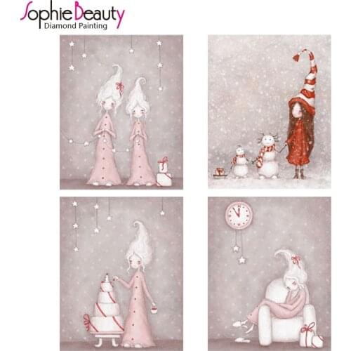 2018 Rushed Sophie Beauty New Diy Diamond Painting Cross Stitch Handcraft Embroidery Cute Girl Needlework Mosaic Home Art Kits