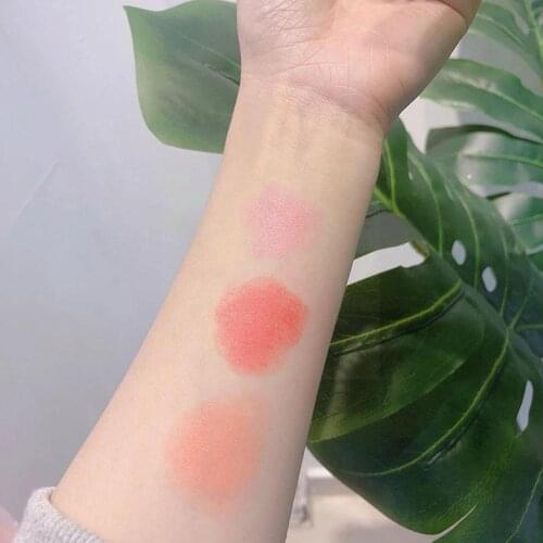 8g Cream Blush Stick Without Powdery Feeling, Day Miscellaneous Color Natural Blush Makeup Rouge With Single Brush O8M8