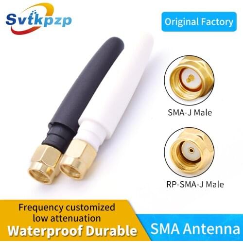 2Pcs High Gain 3dBi 2.4ghz Antennas Small Rubber SMA-j Male Connector Directional Long Range WIFI Antenna Booster Router Aerial