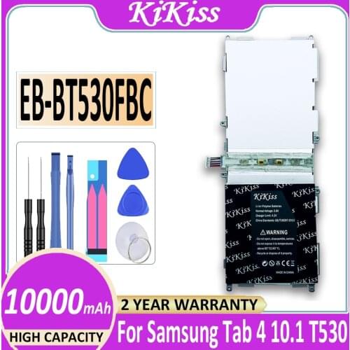 Free tool 10000mAh For Samsung Galaxy Tab 4 10.1 Tablet Li-ion Battery Tab4 SM-T530 T533 T535 T531 T537 EB-BT530FBU EB-BT530FBC